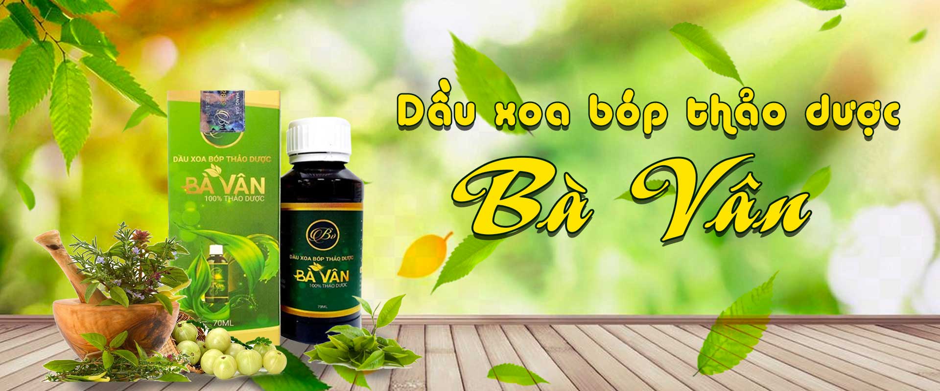 Dầu xoa bóp thảo dược Bà Vân